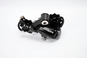 Vintage Shimano 105 RD-5501 Long Cage Rear Derailleur BLACK 9s Triple Road Bike - Picture 1 of 5
