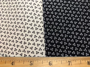 Marcus Fabrics Opposite Options Black&White S Johnson 1800s Civil War Repro 2 FQ - Picture 1 of 3