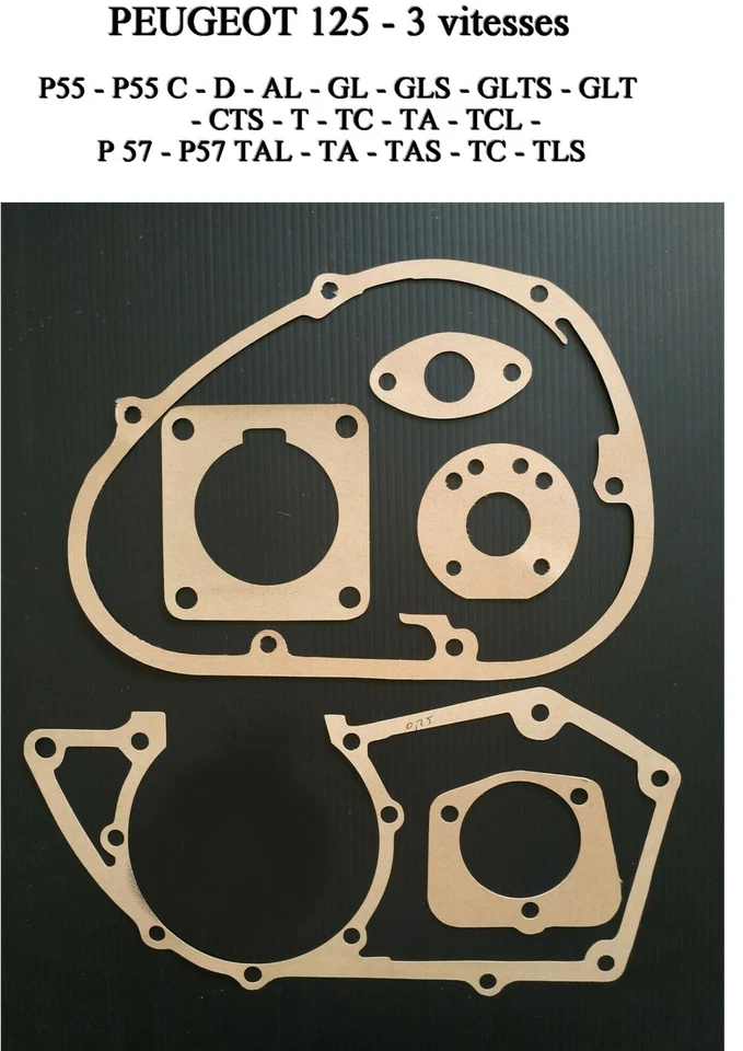 PEUGEOT 125 - 3 vitesses à main P55 - P57 pochette de joints - Imagen 1 de 4