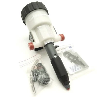 Bomba dosificadora Dosatron D200REIEAFP PVDF, 0,08-7 GPM, 1:500-1:50, 7-70 psi, 7-14 PH Foto 1 de 4