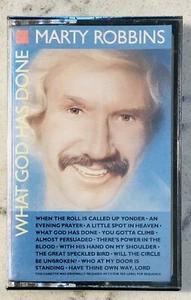 NEW & SEALED ~ 1986 MARTY ROBBINS * WHAT GOD HAS DONE * CASSETTE TAPE ~ - Picture 1 of 3