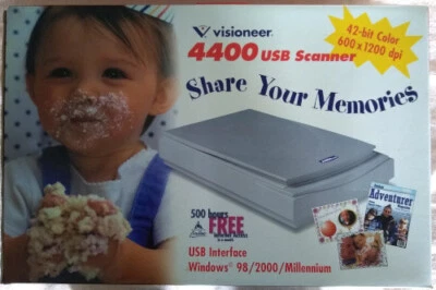 VISIONEER 4400 USB SCANNER 42-bit Color 600x1200 dpi - Image 1 of 4
