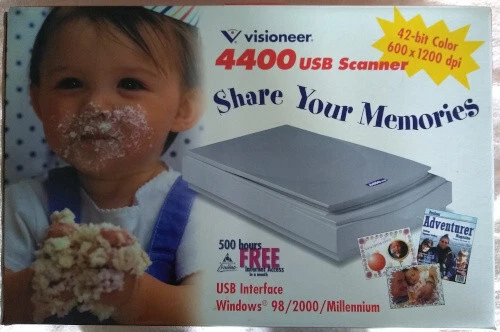 VISIONEER 4400 USB SCANNER 42-bit Color 600x1200 dpi - Image 1 of 4
