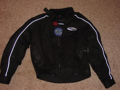 Womens Nitro Racing Full Armour Black Full ZIp Motorcycle Jacket! Size XXL - Image 1 of 4