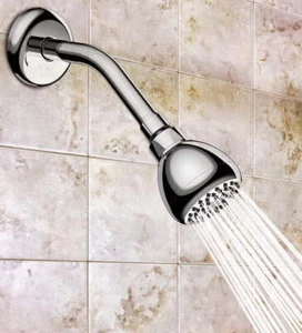 AQwzh High Pressure Shower Head 3 In Anti-leak Fixed Angle-adjustable Swivel - Picture 1 of 6