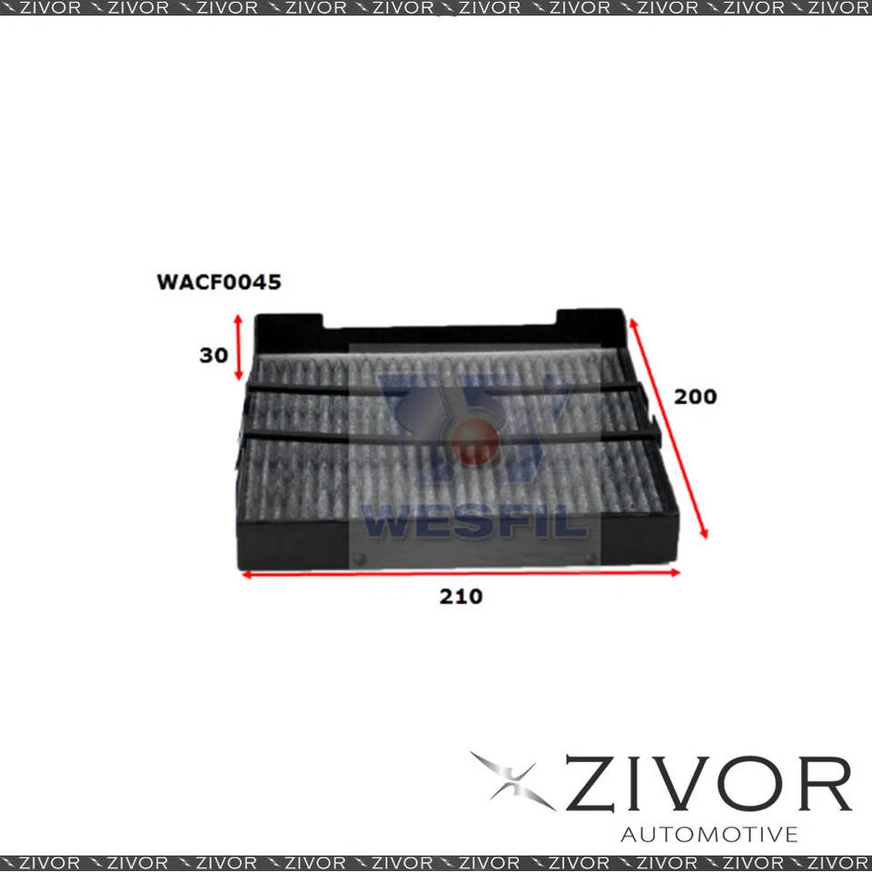 New WESFIL CABIN Filter For Subaru Forester 2.5L 07/02-06/05 -WACF0045 - image 1 of 1