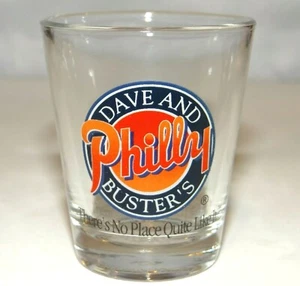 Dave & Busters PHILLY Shot Glass Souvenir Collectible Restaurant Bar Games - Picture 1 of 2