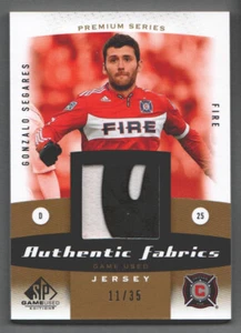 2011 SP Game Used Soccer Authentic PREMIUM JERSEY #AF-GS Gonzalo Segares 11/35 - Picture 1 of 2