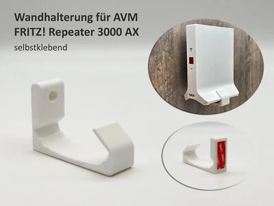 PRINTARI Wandhalterung / Halter für AVM FRITZ! Repeater 3000 AX - selbstklebend
