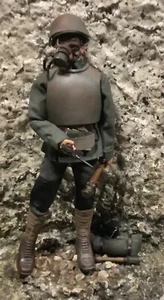 1/6 WWI Sideshow/Dragon German Army Trench Raider w/Body Armor & Gas Mask - Picture 1 of 14