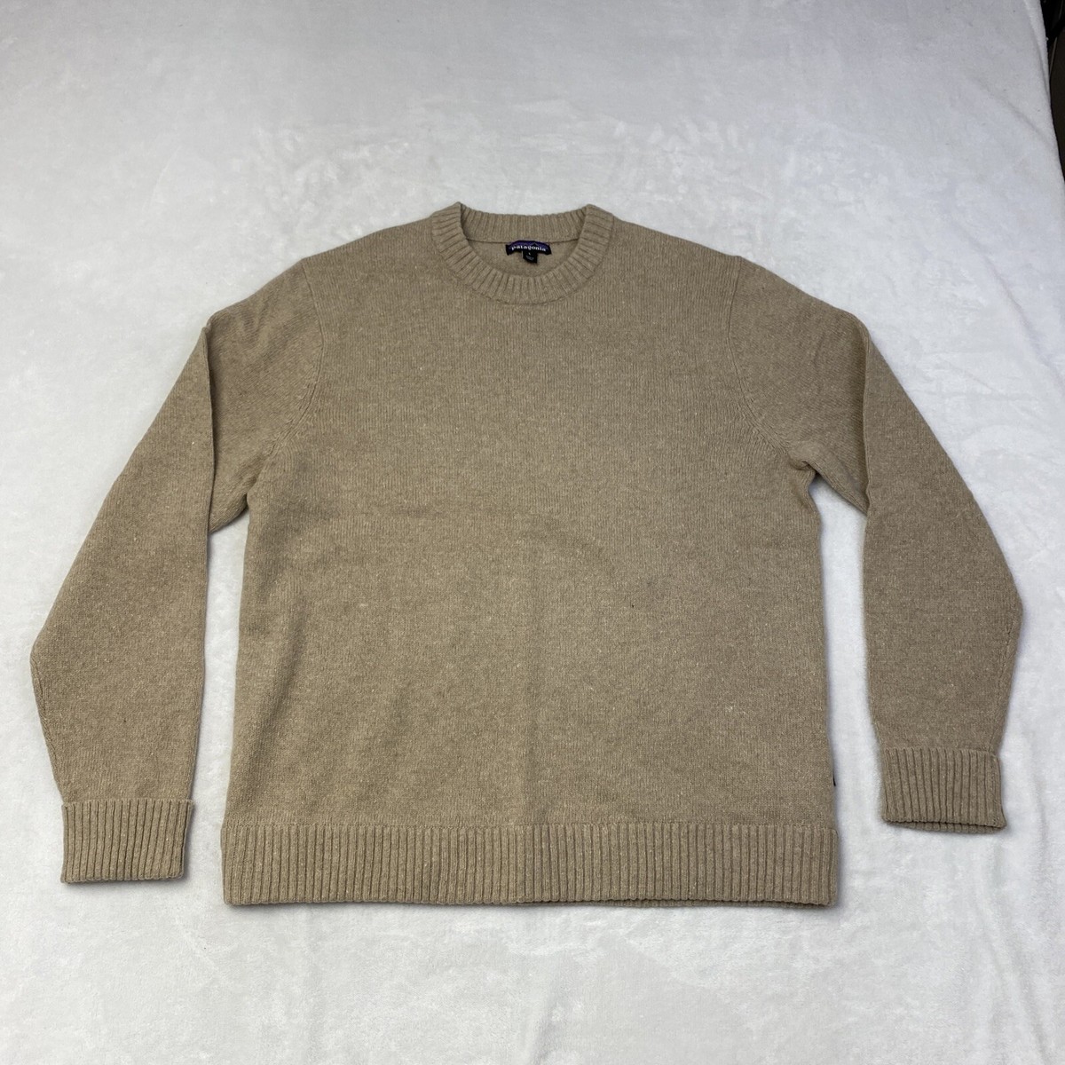 Patagonia Knit sweater beige × brown L