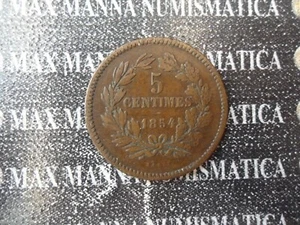 LUSSEMBURGO 5 CENTIMES 1854 COD. LUSSEMBURGO-8 - Picture 1 of 6