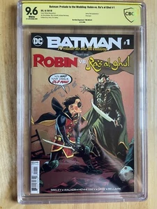 BATMAN #1 PRELUDE TO THE WEDDING: ROBIN VS RA'S AL GHUL CBCS9.6! TIM SEELEY SIG! - Picture 1 of 6