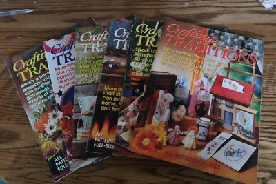 Lot of 6 Crafting Traditions Magazines 1996/1997 - Image 1 of 4