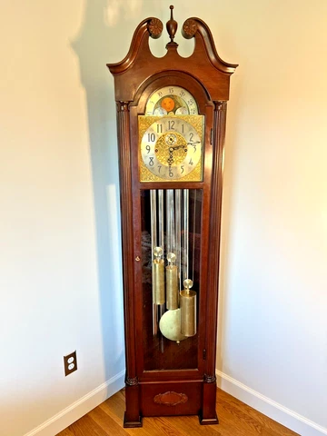 Herschede Grandfather's Clock 5 Tube Model 217, Whittier, Circa 1937 Runs Cover