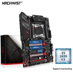 Placa madre MR9A PRO X99 Xeon E5 2699 V3 CPU LGA 2011-3 DDR4 NO ECC NVME SATA - Imagen 1 de 6