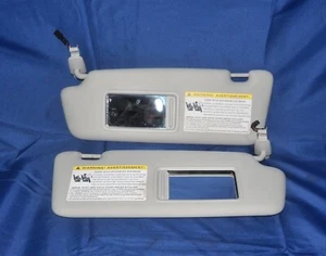 2009-2012 Audi A4 S4 Pair of Left & Right Sun Visors Illuminated OEM W/Warranty - Picture 1 of 9