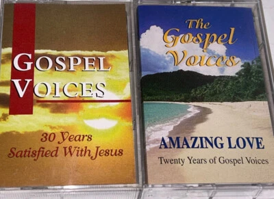 The Gospel Voices Lot Of 2 Tapes : Amazing Love & 30 Years Satisfied With Jesus Foto 1 de 4