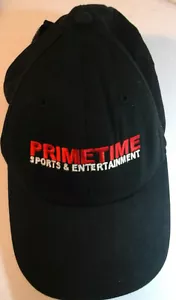 Primetime Sports & Entertainment Black Adjustable Baseball Golf Cap Hat - Picture 1 of 8