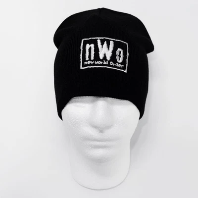 nWo Nuevo Orden Mundial Blanco Logo WCW Gorro Gorra Sombrero NUEVO Foto 1 de 4