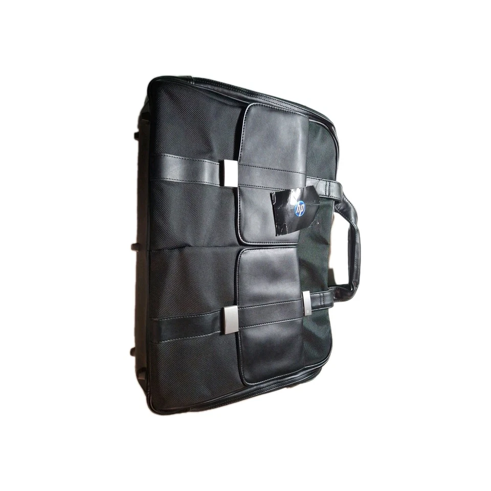 Estuche de transporte ejecutivo HP para portátil de 15,6" cuero negro sin precio base # AX679AA Foto 1 de 4