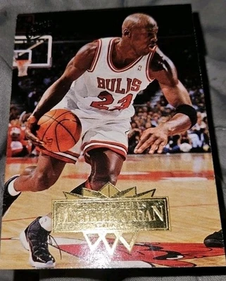 Tarjeta Medallón Michael Jordan 1995-96 Fleer Ultra Dorado ¡¡Como Nueva y Rara!! #23! Foto 1 de 4