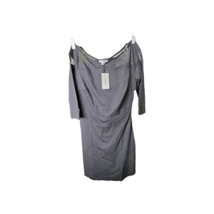 Helmut Black Stretch Zipper Dress Size P NWT $295 - Picture 1 of 6