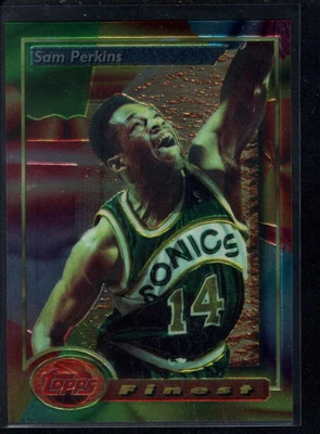 1993 Finest #186 Sam Perkins  NM/NM+ X3133680 - Image 1 of 3