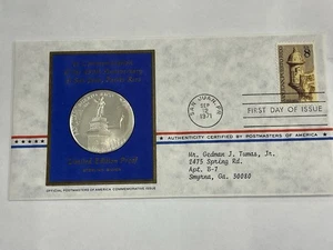 1971 Postmasters Of America Commemorative Silver Medal 450th Anniv of San Juan - Picture 1 of 4
