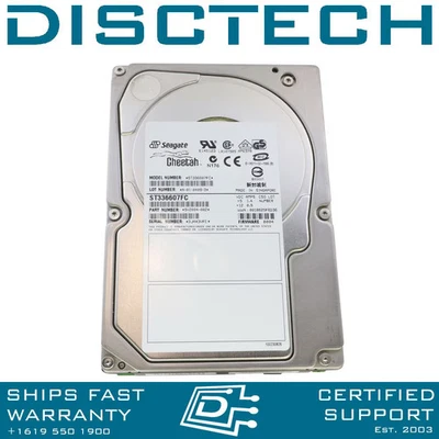 Seagate Cheetah 10K.6 ST336607FC Fibre / Fiber Channel Hard Drive - Image 1 of 3