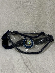 Indianapolis Colts NFL Clear Belt Bag Fanny Pack Stadium Approved - Picture 1 of 6