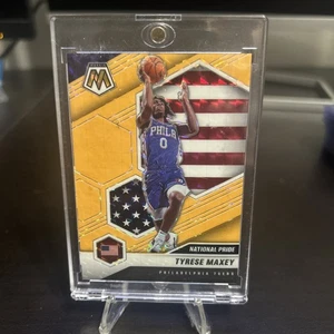 Tyrese Maxey 2020-2021 Mosaic National Pride Orange Fluorescent /25 #259 - Bild 1 von 2