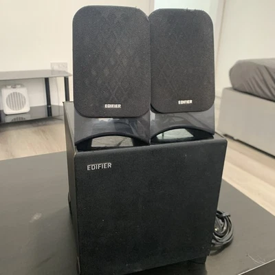 EDIFIER XM2PF 2.1 21W SPEAKERS BLACK 3.5mm - Image 1 of 3
