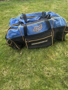 FOX RACING XXLarge Blau Duffelbag MotoCross Reisetasche Gepäck Ausrüstung  - Bild 1 von 13