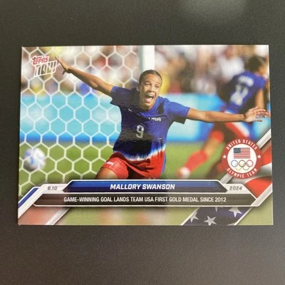 Tarjeta 25 Mallory Swanson - Juegos Olímpicos 2024 TOPPS NOW Foto 1 de 2