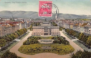 Croatia - ZAGREB - Trg Franje Josipa - Picture 1 of 2