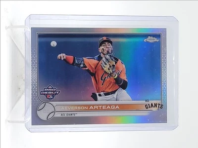 AEVERSON ARTEAGA 2022 TOPPS CHROME PRO DEBUT REFRACTOR /99 Q5902 - Image 1 of 2