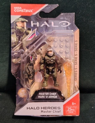 HALO MEGA CONSTRUX MASTER CHIEF MARK VI ARMOR FIGURE HEROES SERIES 5 FFM78 x - Image 1 of 3