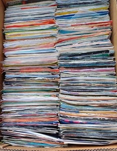 Konvolut Singles Schallplatten CA. 400 Stk. 50er bis 80er Jahre Alle Genres - Bild 1 von 1