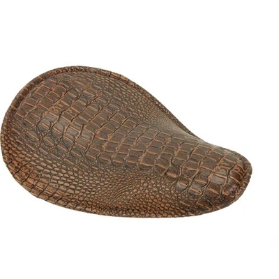 Drag Specialties Brown Small Low Profile Spring Solo Seat-Rigid Frame  0806-0096 - Image 1 of 3