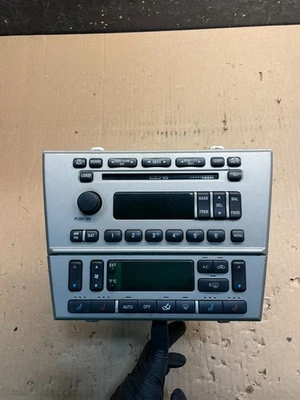 Lincoln LS 2003 a 2006 OEM radio CD doble panel de control de clima OEM U1456 DG Foto 1 de 4