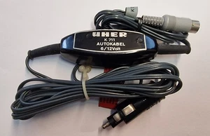 UHER K711 AUTOKABEL 6/12 VOLT CAR ADAPTER – AUDIO EQUIPMENT 6Polig DIN #K-458-06 - Bild 1 von 2