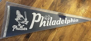 1940s Philadelphia Phillies Blue Jay Full Size Baseball Pennant - Picture 1 of 6
