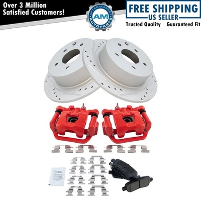 Rear Ceramic Brake Pad & Rotor Kit Fits 2002-2018 Nissan Altima 2004-2007 Maxima - Image 1 of 4