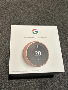 Google Nest Learning Thermostat 3rd Generation COPPER - Picture 1 of 5