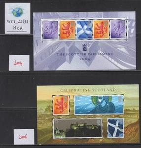 WC1_24633.ENGLAND. Pair of 2004 & 2006 souv. sheets. MNH - Picture 1 of 1