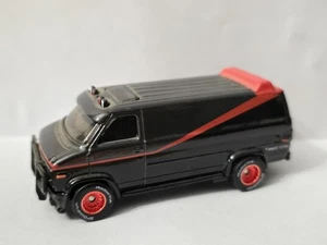Hot Wheels A-Team Van Custom GMC Panel 2011 Models Black 5SPs Real Riders Loose - Picture 1 of 2