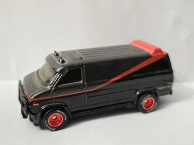 Hot Wheels A-Team Van Custom GMC Panel 2011 Models Black 5SPs Real Riders Loose - Image 1 of 2