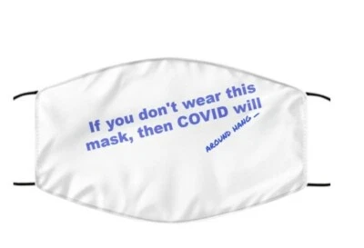 Ughh ... funny Face Mask: Yellow - Image 1 of 3