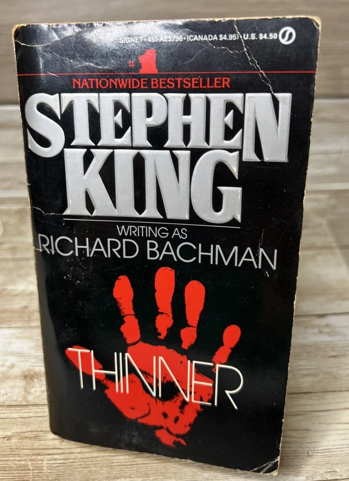 Thinner ~ Stephen King (Richard Bachman) 1985 ~ 1st  Signet Print, 1st Run ~ PB Foto 1 de 4